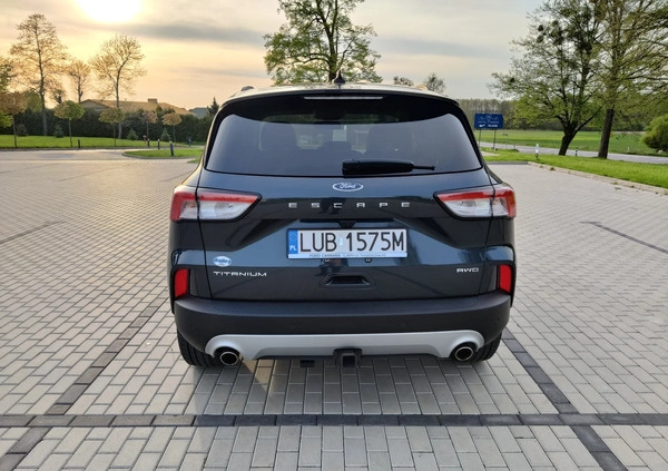 Ford Escape cena 111000 przebieg: 56500, rok produkcji 2022 z Lublin małe 742